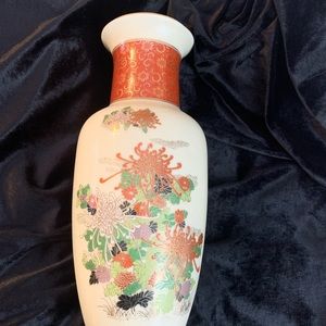 Japanese Vase 12” High 5” Wide.